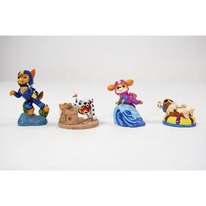 New Penn Plax Paw Patrol Mini Resin Aquarium Decoration Ornament Set Of 4